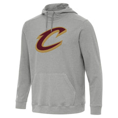 Cleveland Cavaliers Antigua Cloud Pullover Hoodie Heather Gray