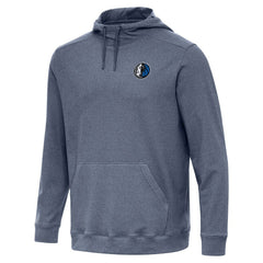 Dallas Mavericks Antigua Cloud Pullover Hoodie Heather Navy