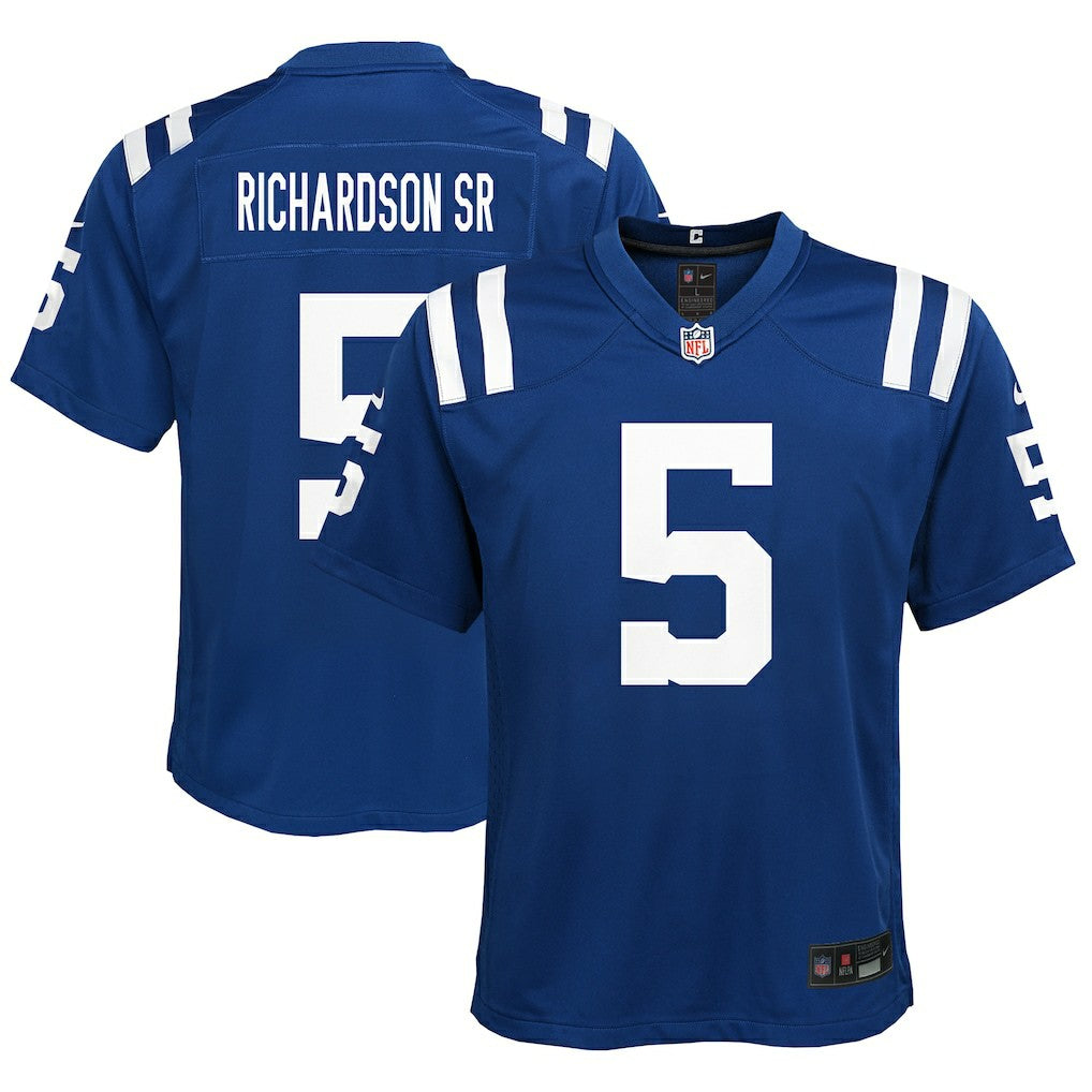 Anthony Richardson Sr. Indianapolis Colts Youth Game Jersey - Royal Jerseys