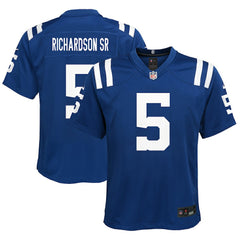 Anthony Richardson Sr. Indianapolis Colts Youth Game Jersey - Royal Jerseys