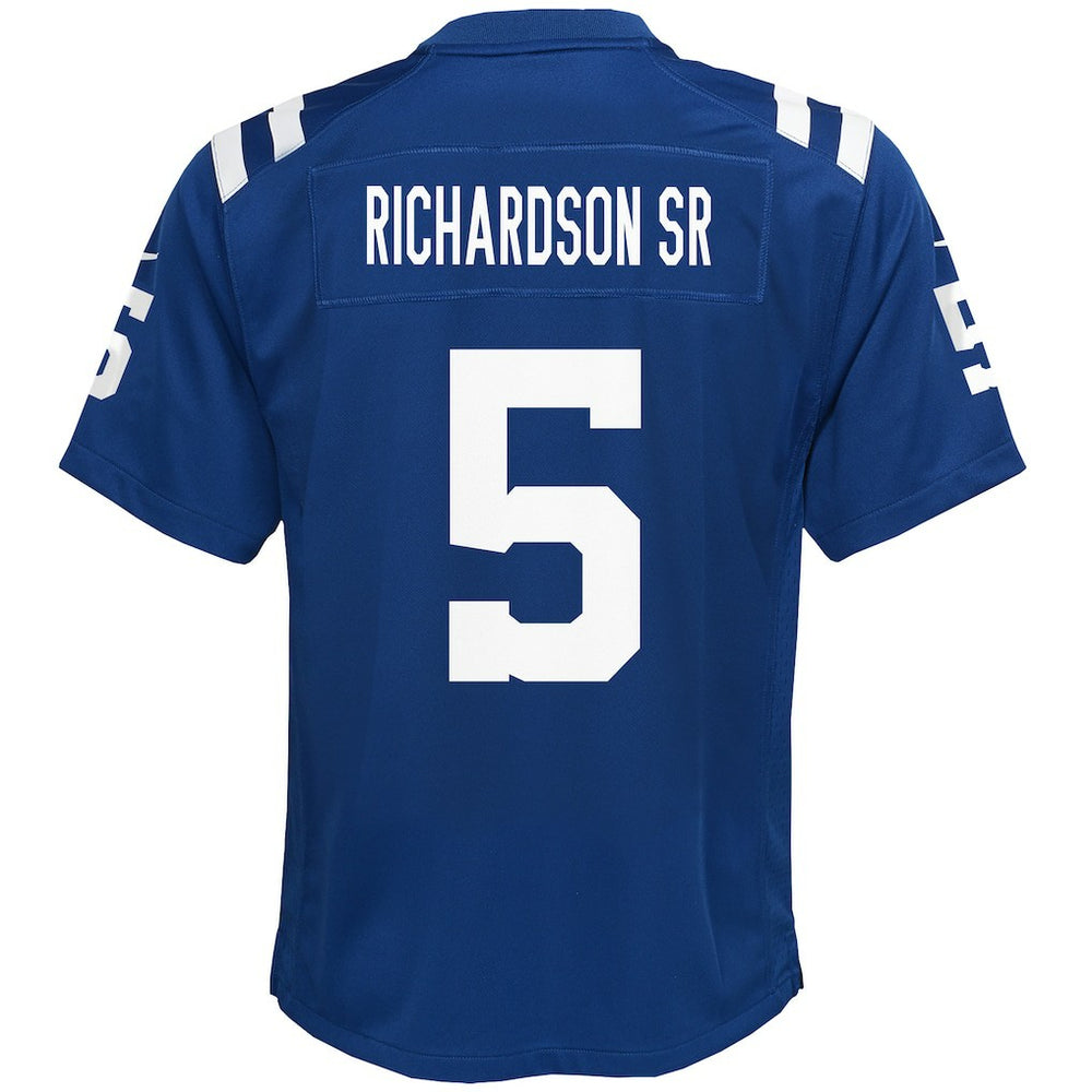 Anthony Richardson Sr. Indianapolis Colts Youth Game Jersey - Royal Jerseys