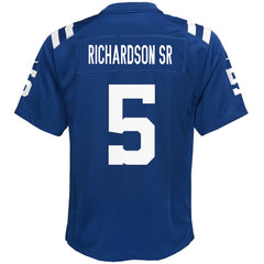 Anthony Richardson Sr. Indianapolis Colts Youth Game Jersey - Royal Jerseys