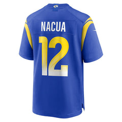 Puka Nacua Los Angeles Rams Youth Game Jersey - Royal Jerseys