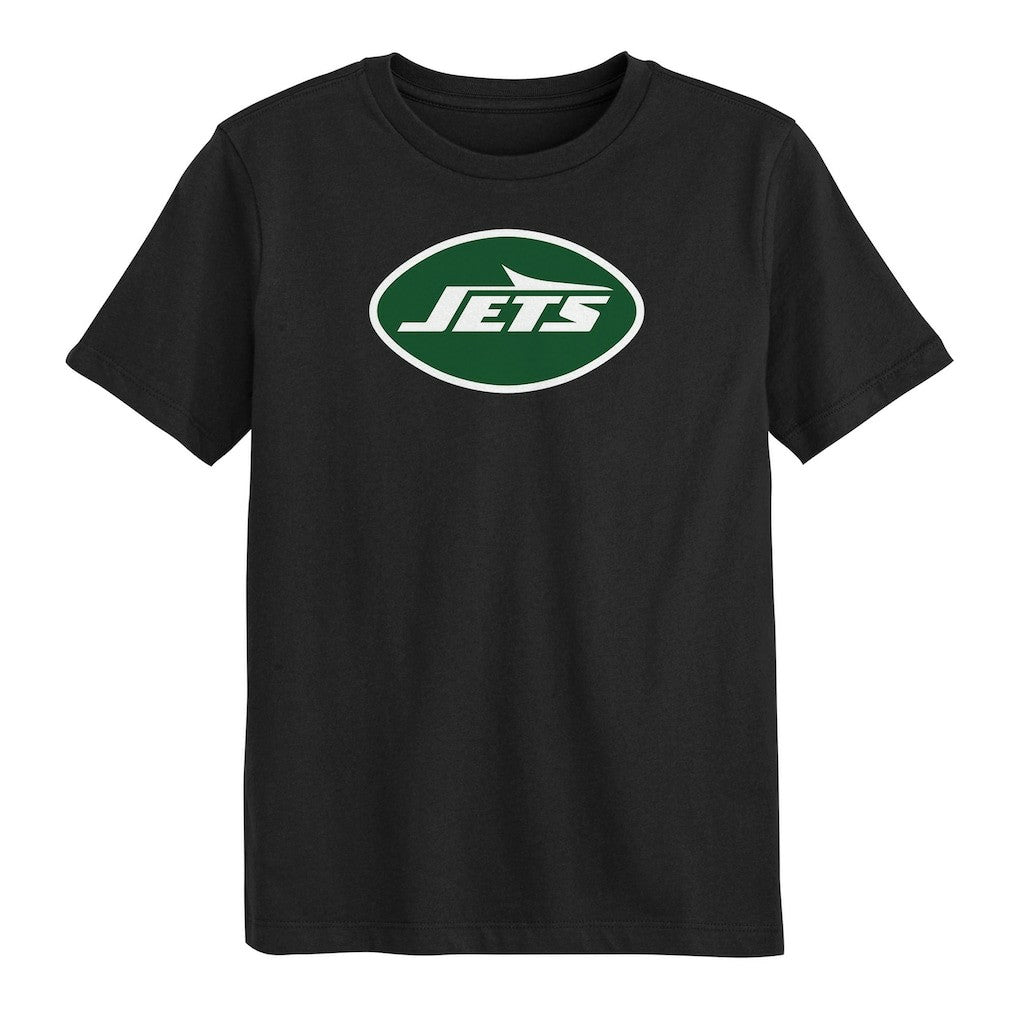 New York Jets Youth Primary Logo T-Shirt - Black T-shirts
