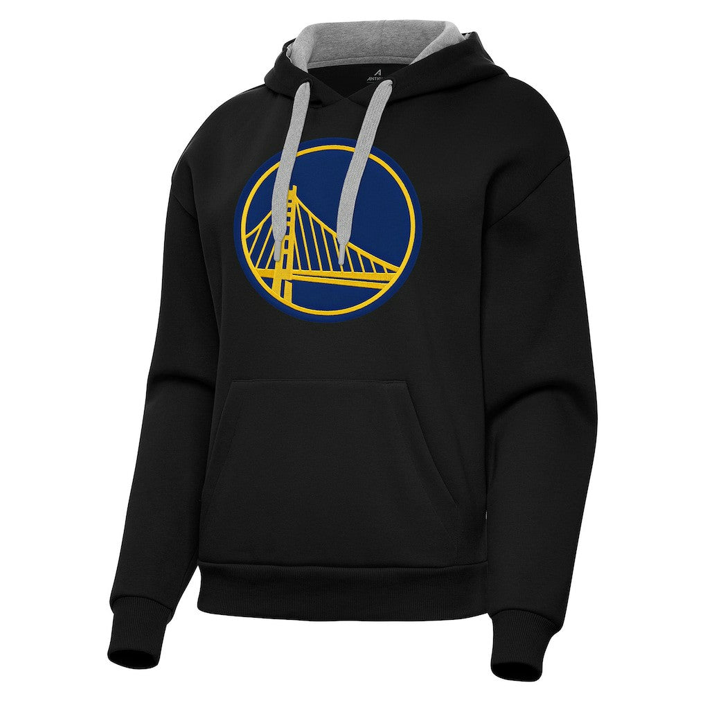 Golden State Warriors Antigua Women's Victory Pullover Hoodie Black outlet