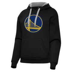 Golden State Warriors Antigua Women's Victory Pullover Hoodie Black outlet