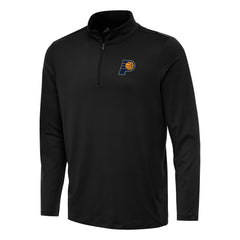 Indiana Pacers Antigua Reprocess Quarter-Zip Top Black