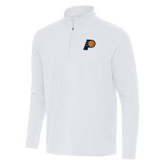 Indiana Pacers Antigua Intent Quarter-Zip Top White