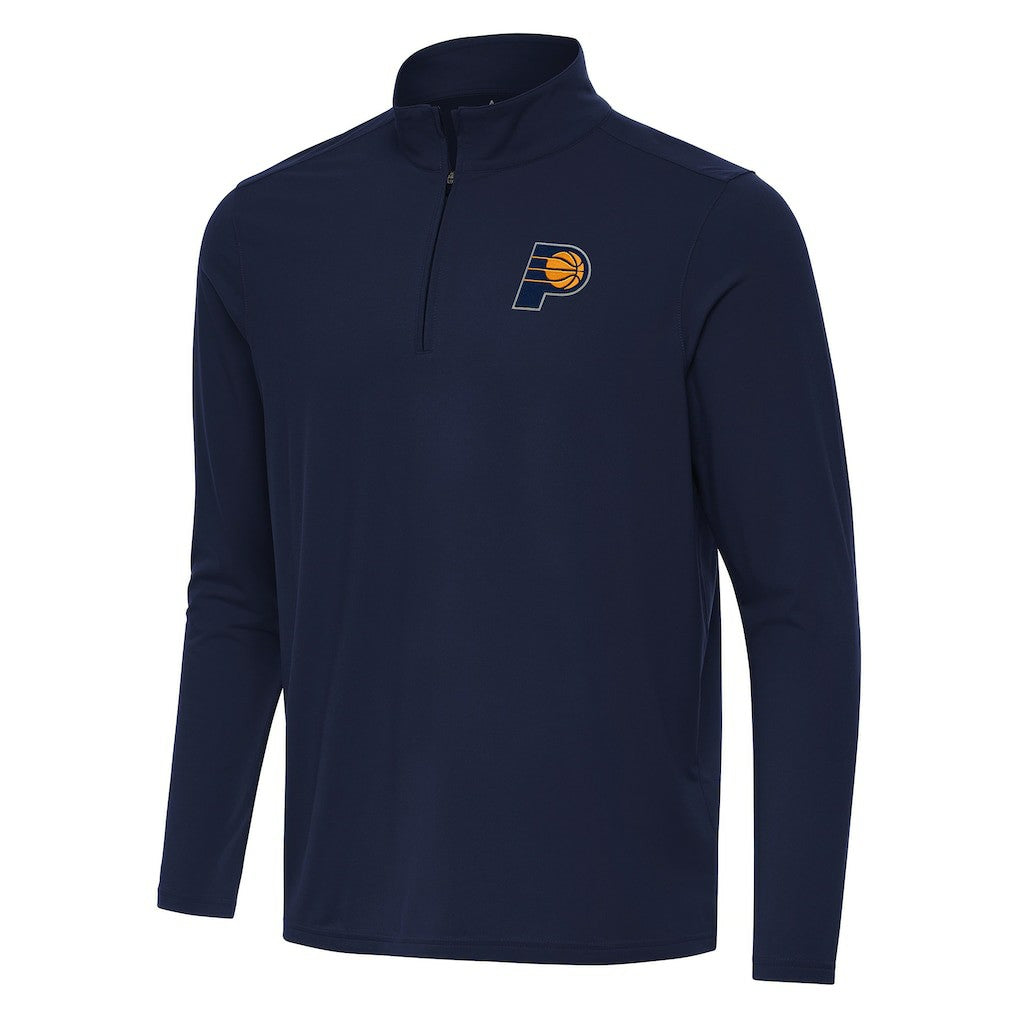 Indiana Pacers Antigua Intent Quarter-Zip Top Navy