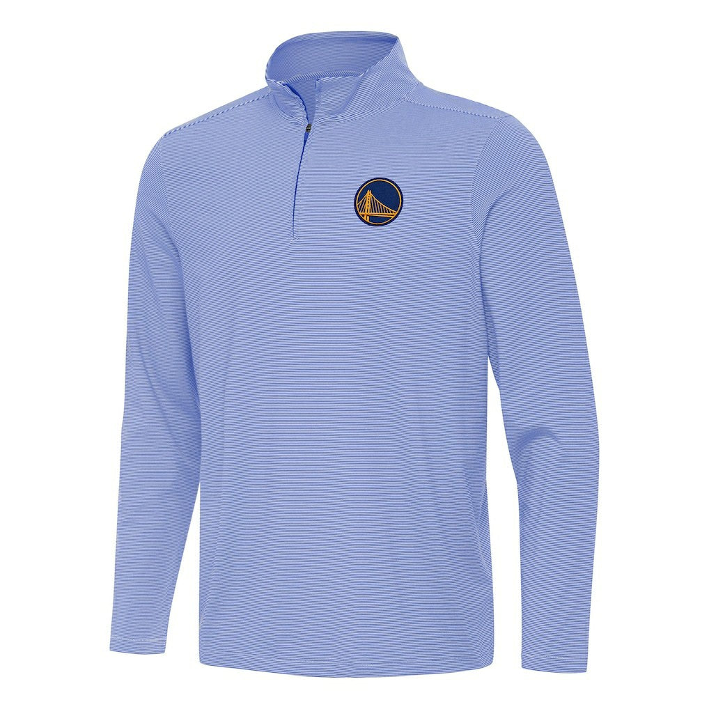 Golden State Warriors Antigua Twine Quarter-Zip Top Royal outlet