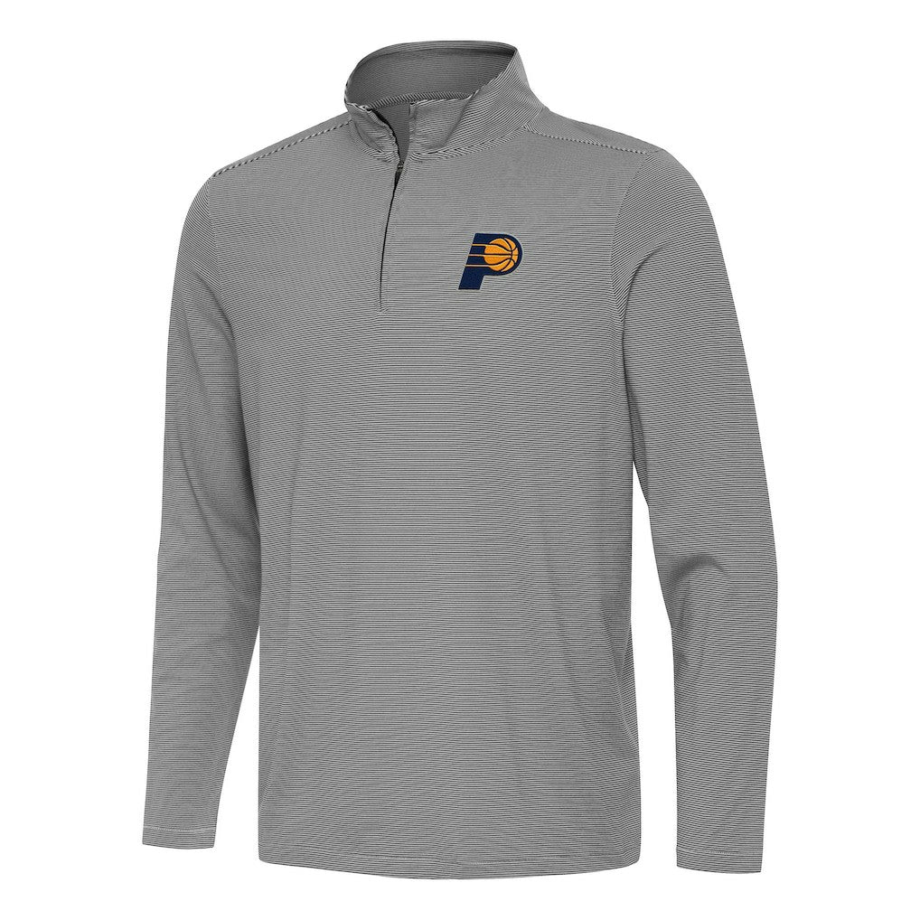 Indiana Pacers Antigua Twine Quarter-Zip Top Black outlet