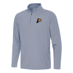 Indiana Pacers Antigua Twine Quarter-Zip Top Navy