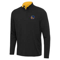 Golden State Warriors Antigua Content Quarter-Zip Top Black/Gold outlet