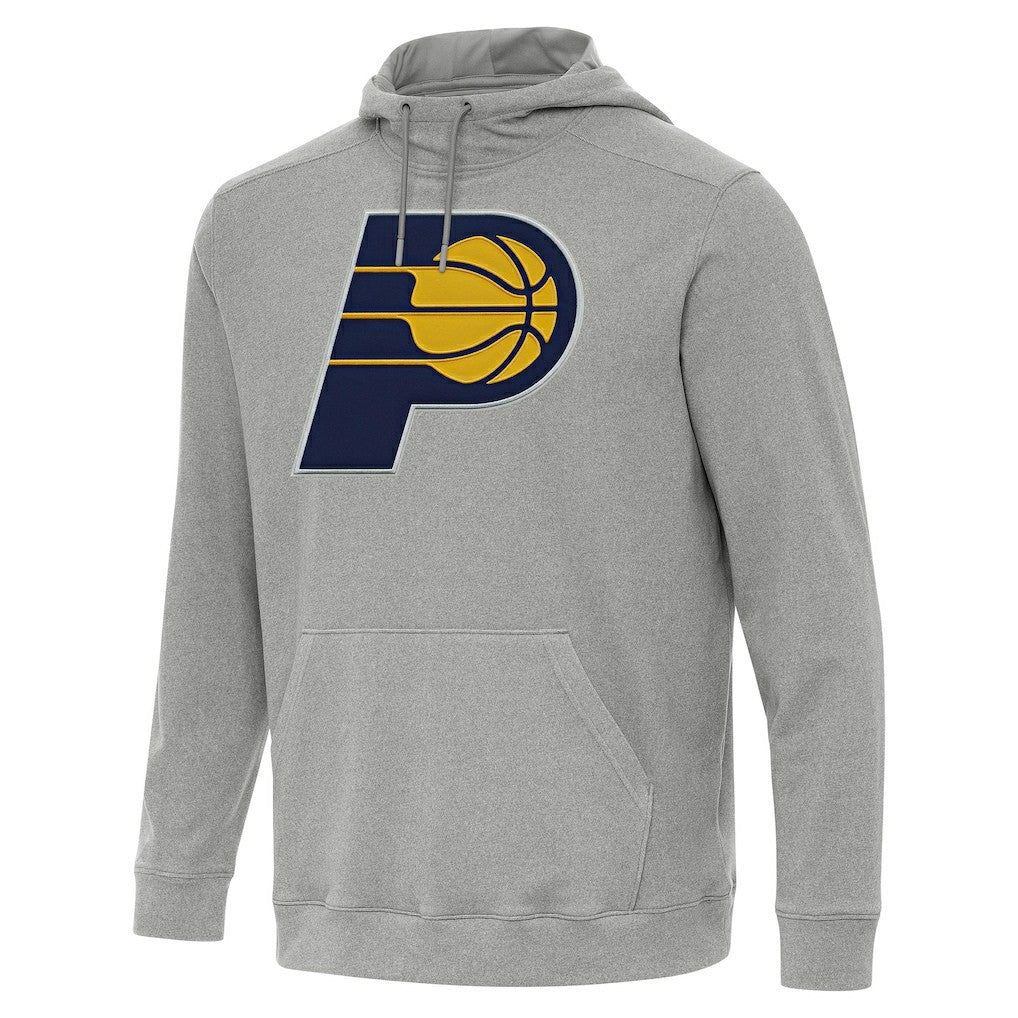 Indiana Pacers Antigua Cloud Pullover Hoodie Heather Gray