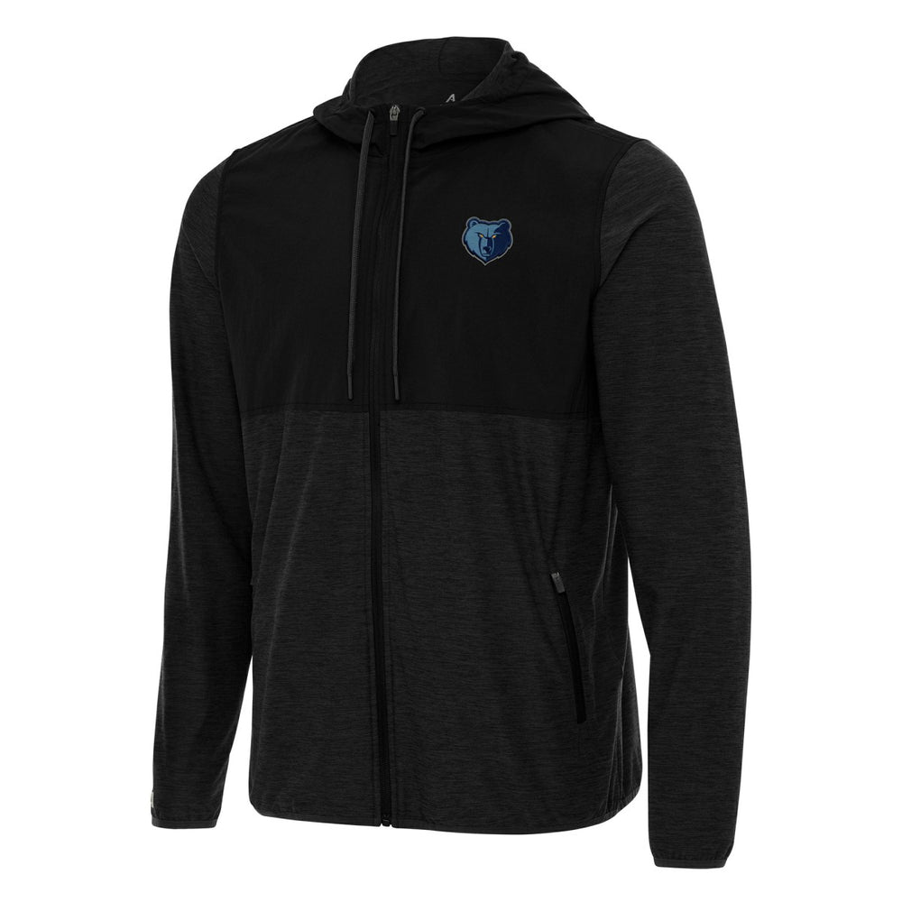 Memphis Grizzlies Antigua Sway Full-Zip Hoodie Jacket Black