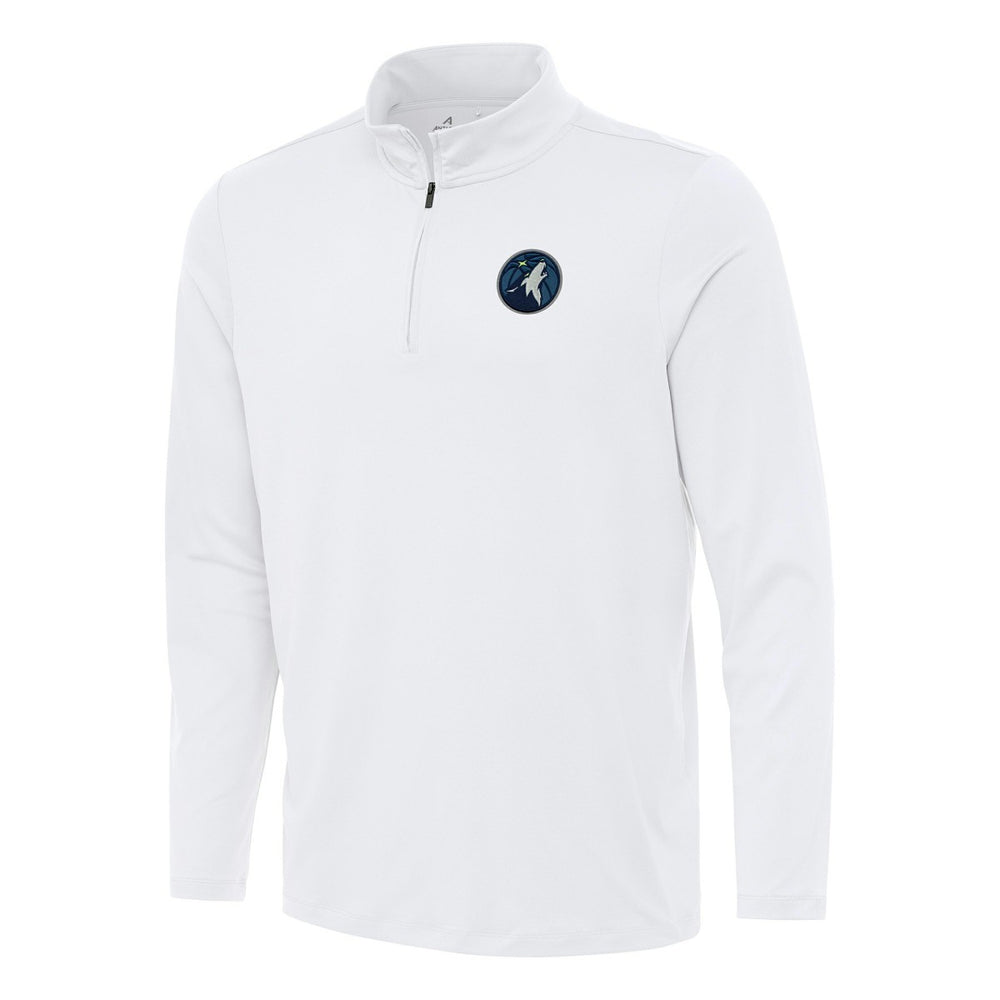 Minnesota Timberwolves Antigua Reprocess Quarter-Zip Top White