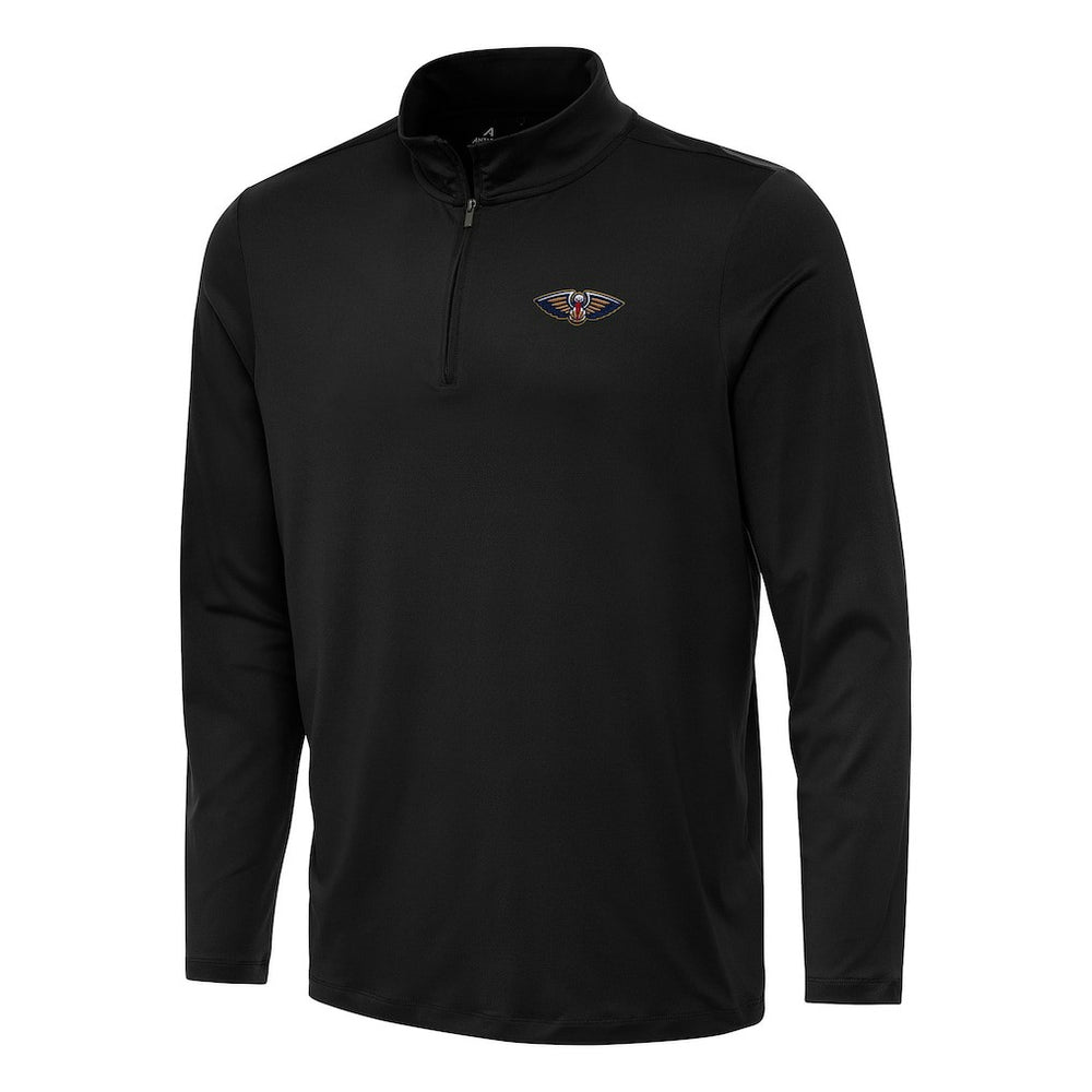 New Orleans Pelicans Antigua Reprocess Quarter-Zip Top Black