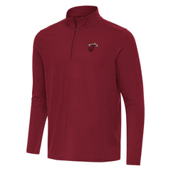 Miami Heat Antigua Intent Quarter-Zip Top Cardinal