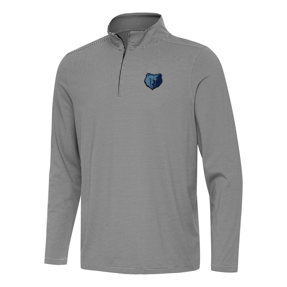 Memphis Grizzlies Antigua Twine Quarter-Zip Top Black outlet