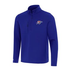 Oklahoma City Thunder Antigua Insider Quarter-Zip Top Blue