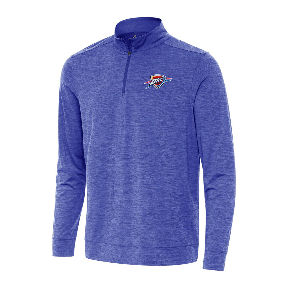 Oklahoma City Thunder Antigua Bright Quarter-Zip Top Heather Royal