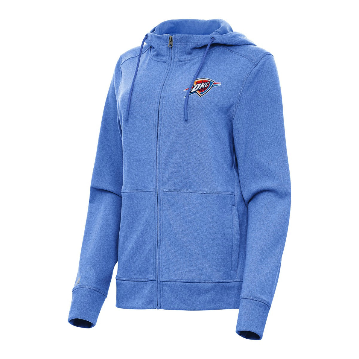 Oklahoma City Thunder Antigua Women's Seeker Full-Zip Hoodie Jacket Heather Blue outlet