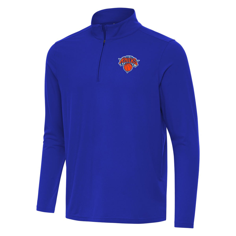 New York Knicks Antigua Intent Quarter-Zip Top Royal outlet