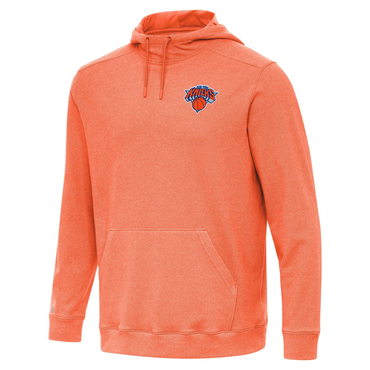 New York Knicks Antigua Cloud Pullover Hoodie Heather Orange