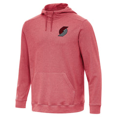 Portland Trail Blazers Antigua Cloud Pullover Hoodie Heather Red outlet