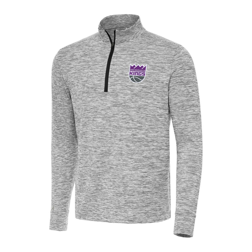 Sacramento Kings Antigua Cause Quarter-Zip Top Black outlet