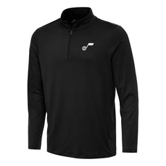 Utah Jazz Antigua Reprocess Quarter-Zip Top Black
