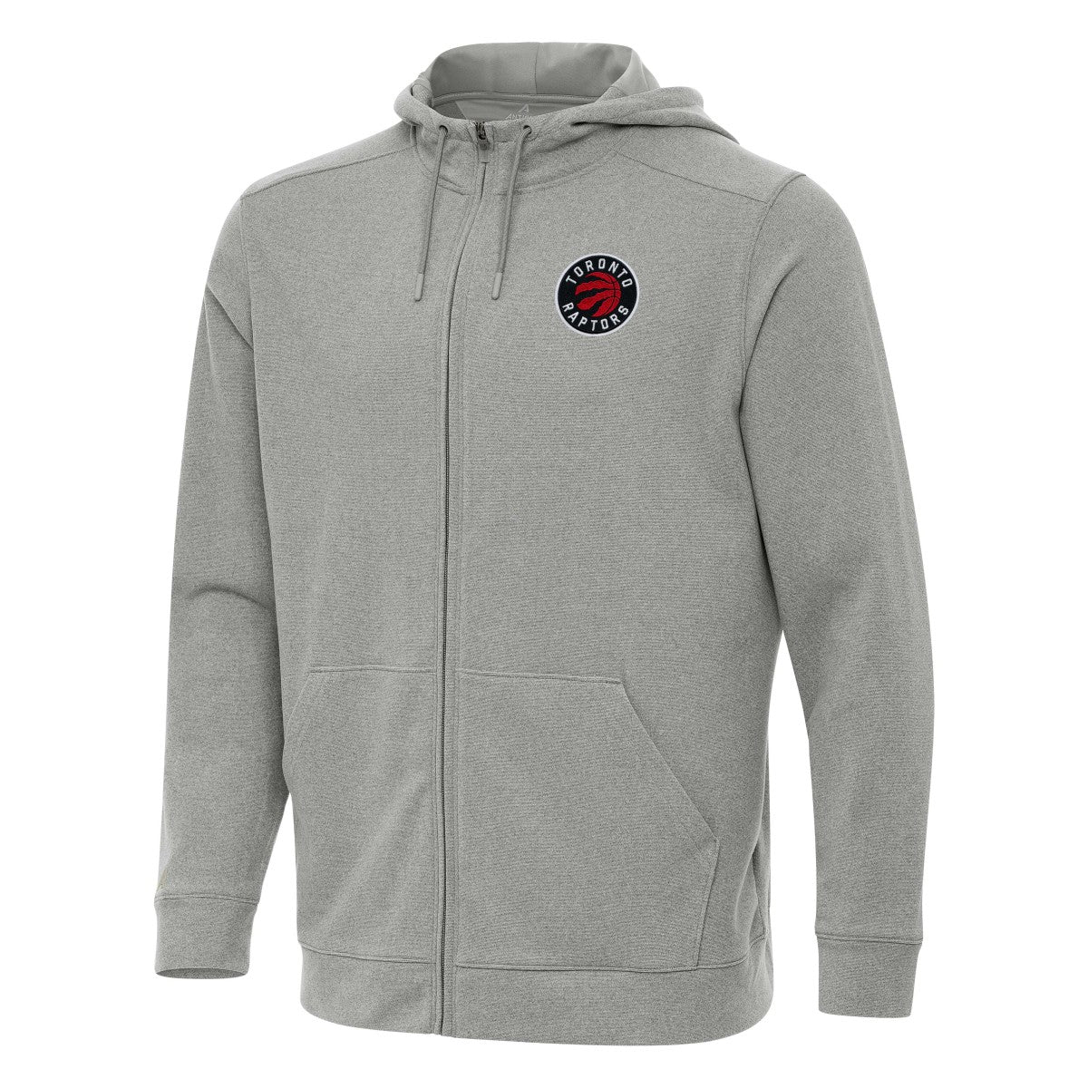Toronto Raptors Antigua Effortless Full-Zip Hoodie Jacket Heather Gray outlet