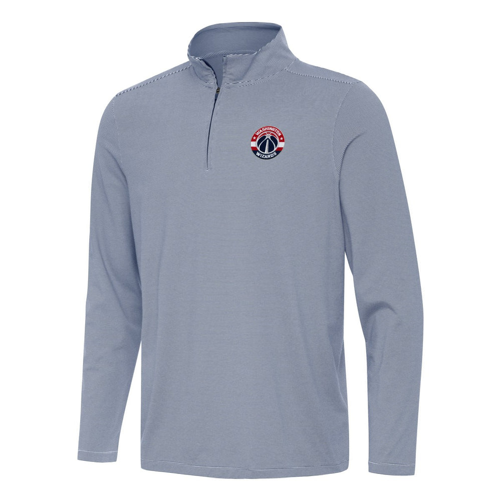 Washington Wizards Antigua Twine Quarter-Zip Top Navy