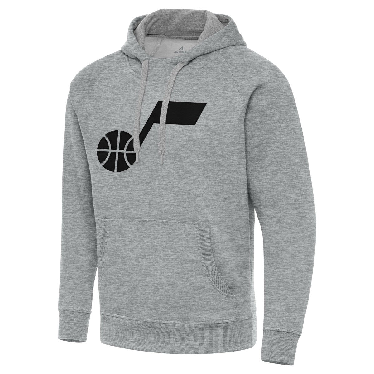 Utah Jazz Antigua Big & Tall Victory Raglan Pullover Hoodie Heather Gray outlet