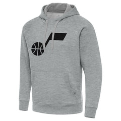 Utah Jazz Antigua Big & Tall Victory Raglan Pullover Hoodie Heather Gray outlet