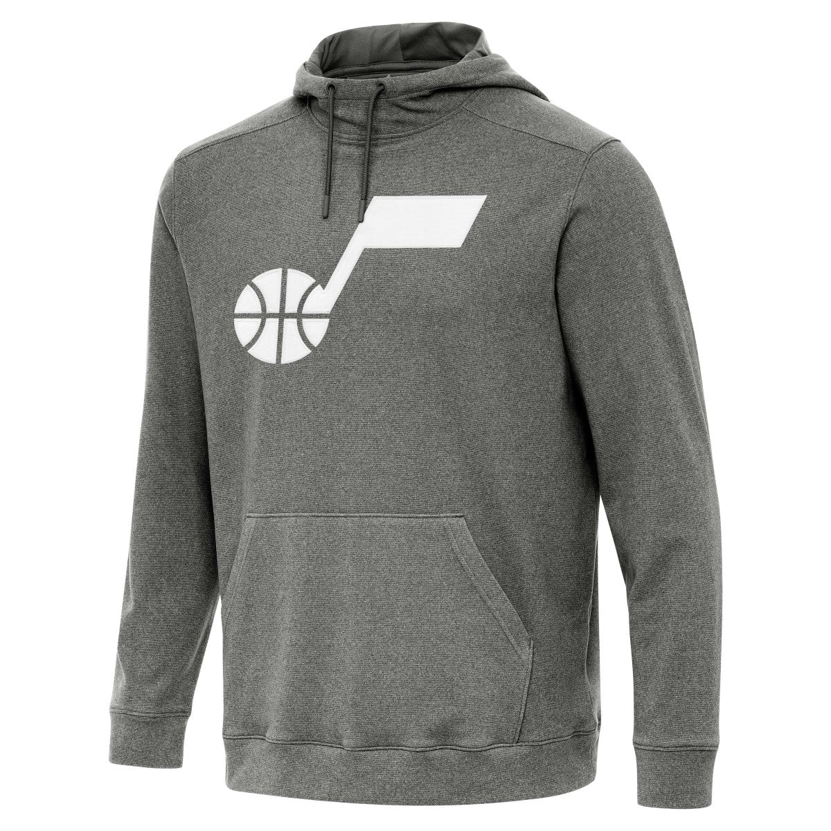 Utah Jazz Antigua Cloud Pullover Hoodie Heather Black outlet