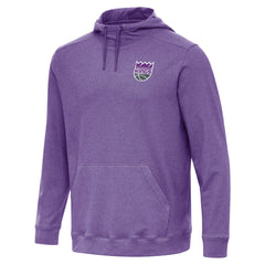 Sacramento Kings Antigua Cloud Pullover Hoodie Heather Purple