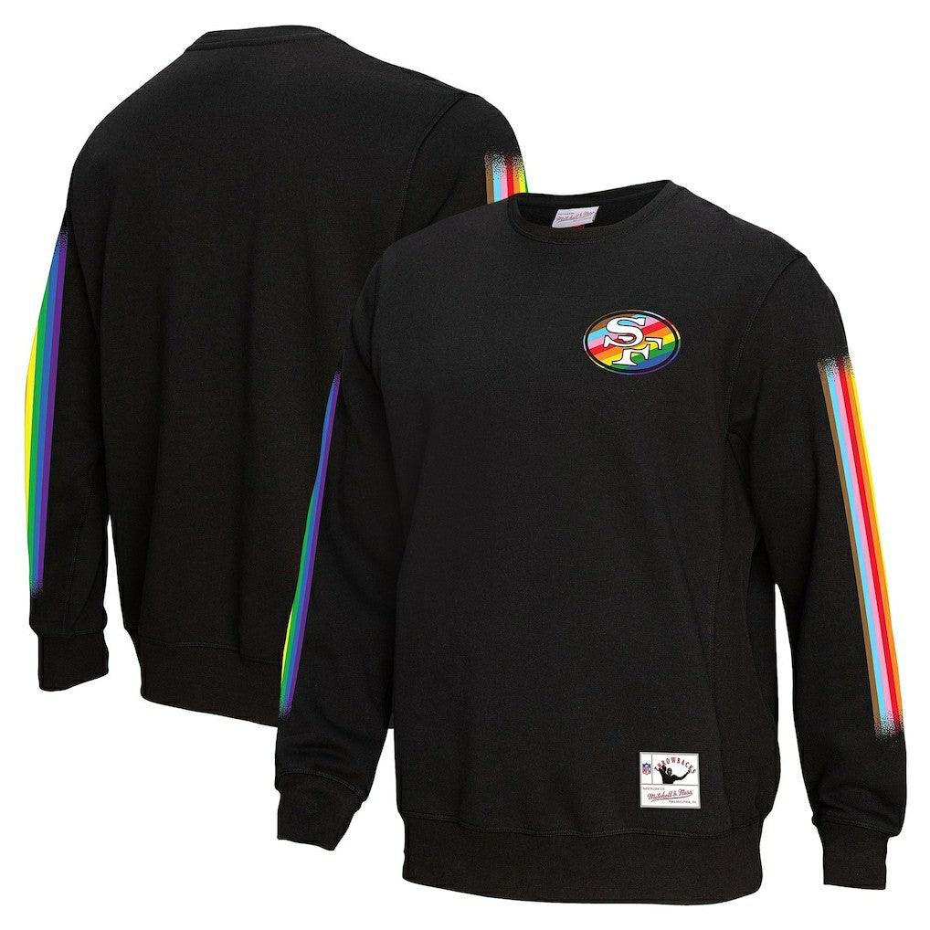 San Francisco 49ers Pride Pullover Sweatshirt - Black Pullover