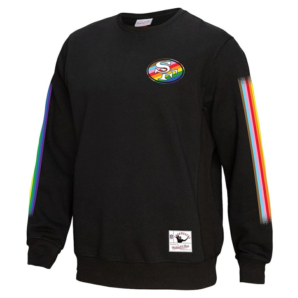 San Francisco 49ers Pride Pullover Sweatshirt - Black Pullover