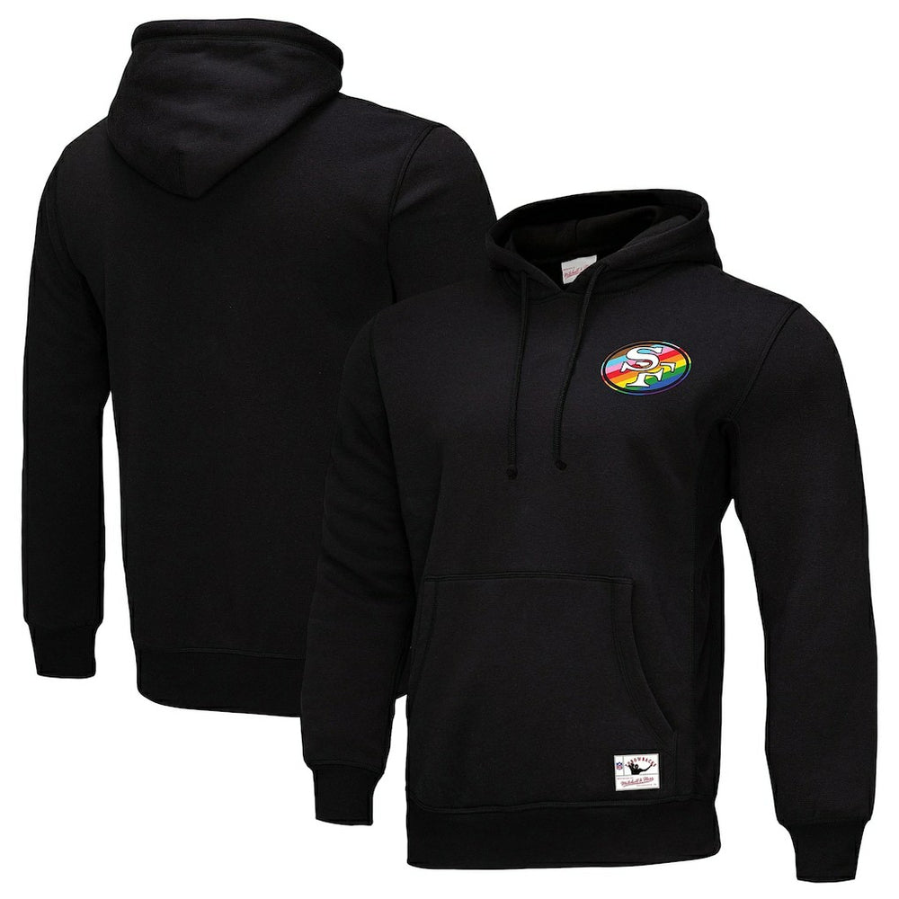 San Francisco 49ers Pride Pullover Hoodie - Black Hoodies