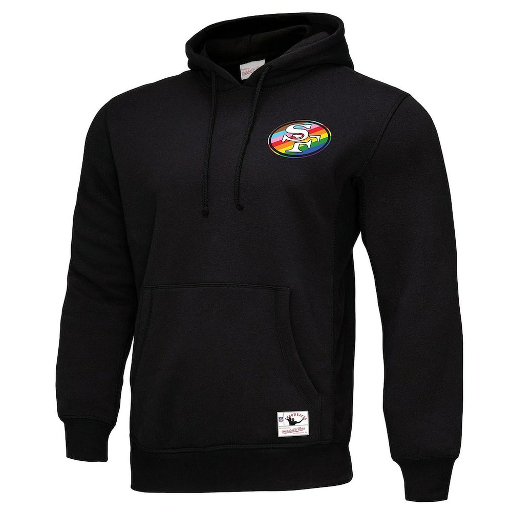San Francisco 49ers Pride Pullover Hoodie - Black Hoodies