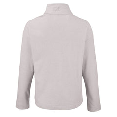 Cleveland Browns Cutter & Buck Women's Hunts Point Eco Textured Fleece Recycled Quarter-Snap Pullover - Gray Pullover
