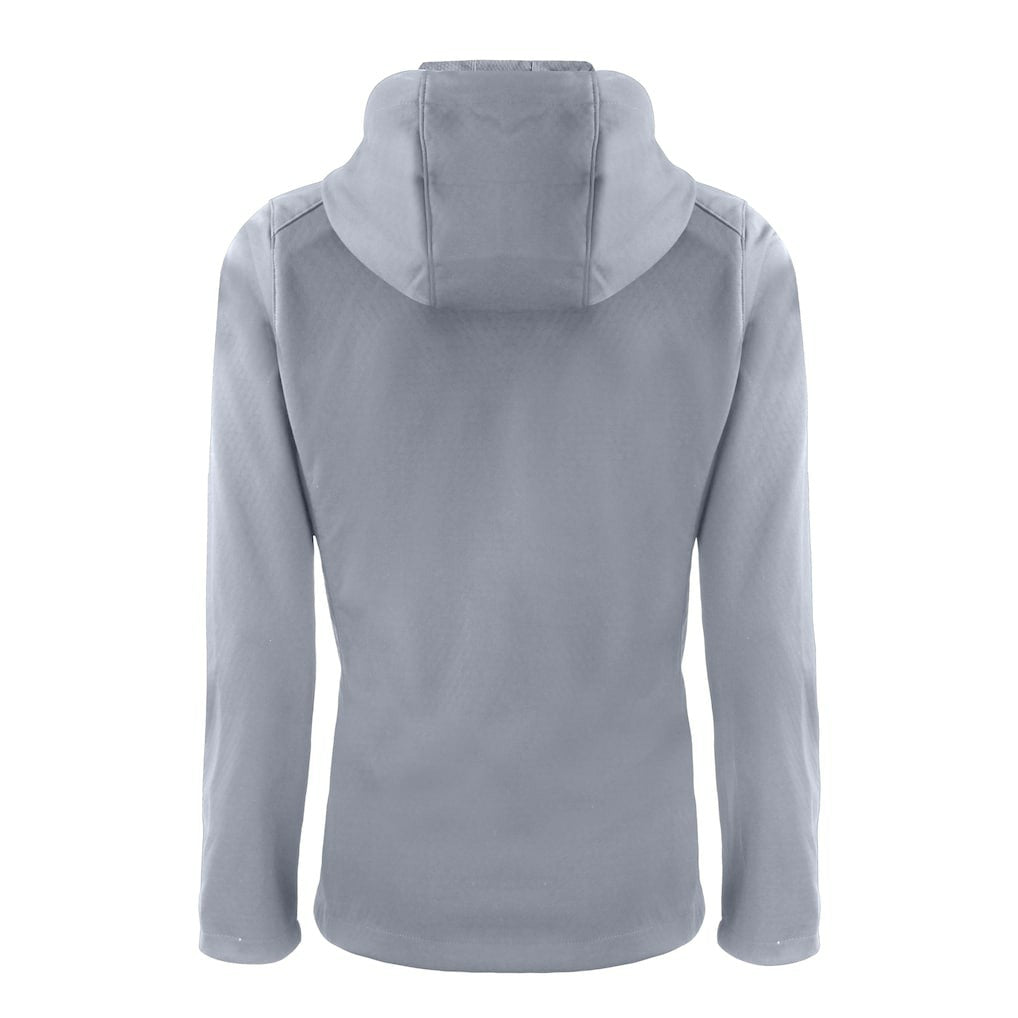 Cleveland Browns Cutter & Buck Women's Evoke Eco Softshell Recycled Full-Zip Hoodie Jacket - Gray Hoodies