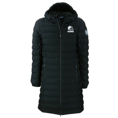 Cleveland Browns Cutter & Buck Women's Mission Ridge Repreve Eco Insulated Full-Zip Hoodie Long Puffer Jacket - Black Hoodies