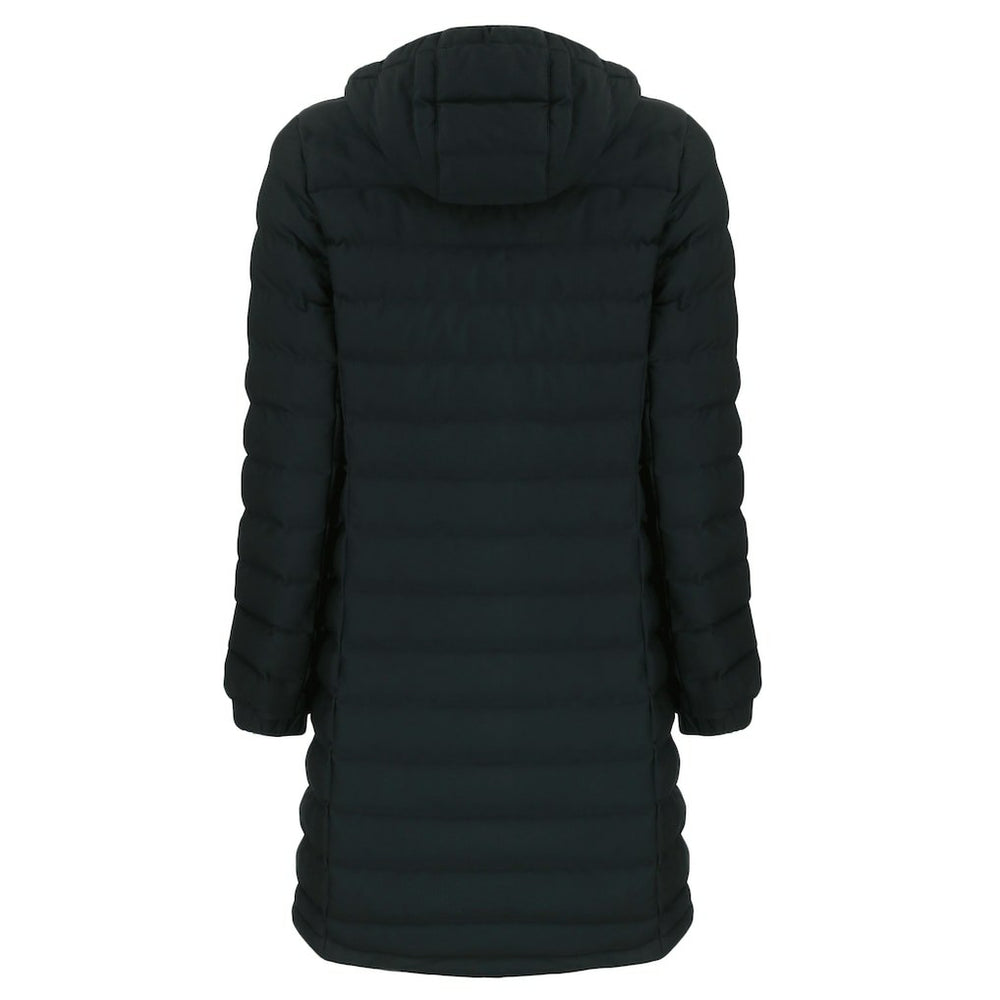 Cleveland Browns Cutter & Buck Women's Mission Ridge Repreve Eco Insulated Full-Zip Hoodie Long Puffer Jacket - Black Hoodies