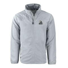 Cleveland Browns Cutter & Buck Charter Eco Recycled Full-Zip Hoodie Jacket - Gray Hoodies