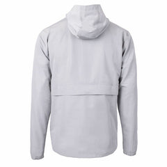 Cleveland Browns Cutter & Buck Charter Eco Recycled Anorak Half-Zip Hoodie Jacket - Gray Hoodies