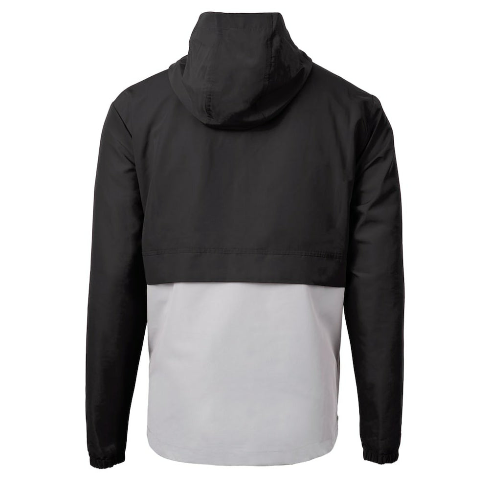 Cleveland Browns Cutter & Buck Charter Eco Recycled Anorak Half-Zip Hoodie Jacket - Black Hoodies