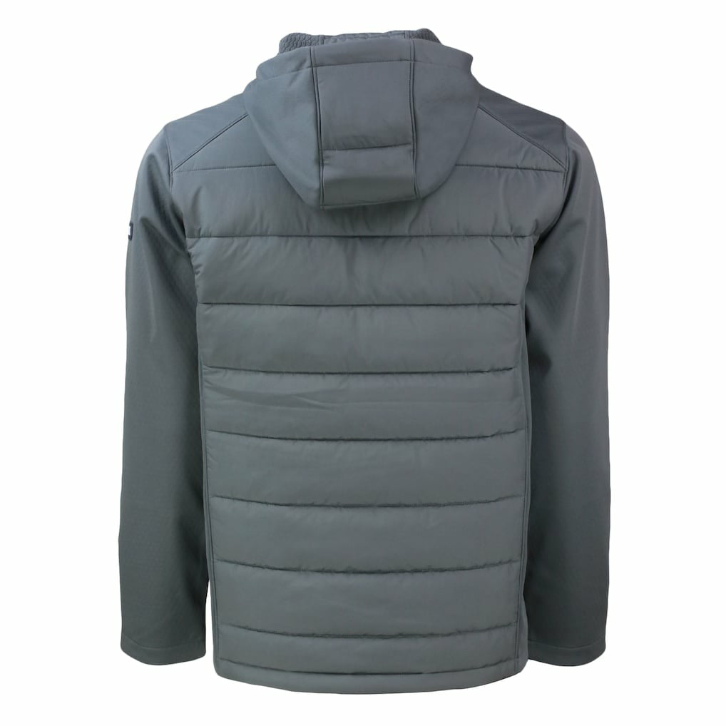 Cleveland Browns Cutter & Buck Evoke Hybrid Eco Softshell Recycled Full-Zip Hooded Jacket - Gray Jackets
