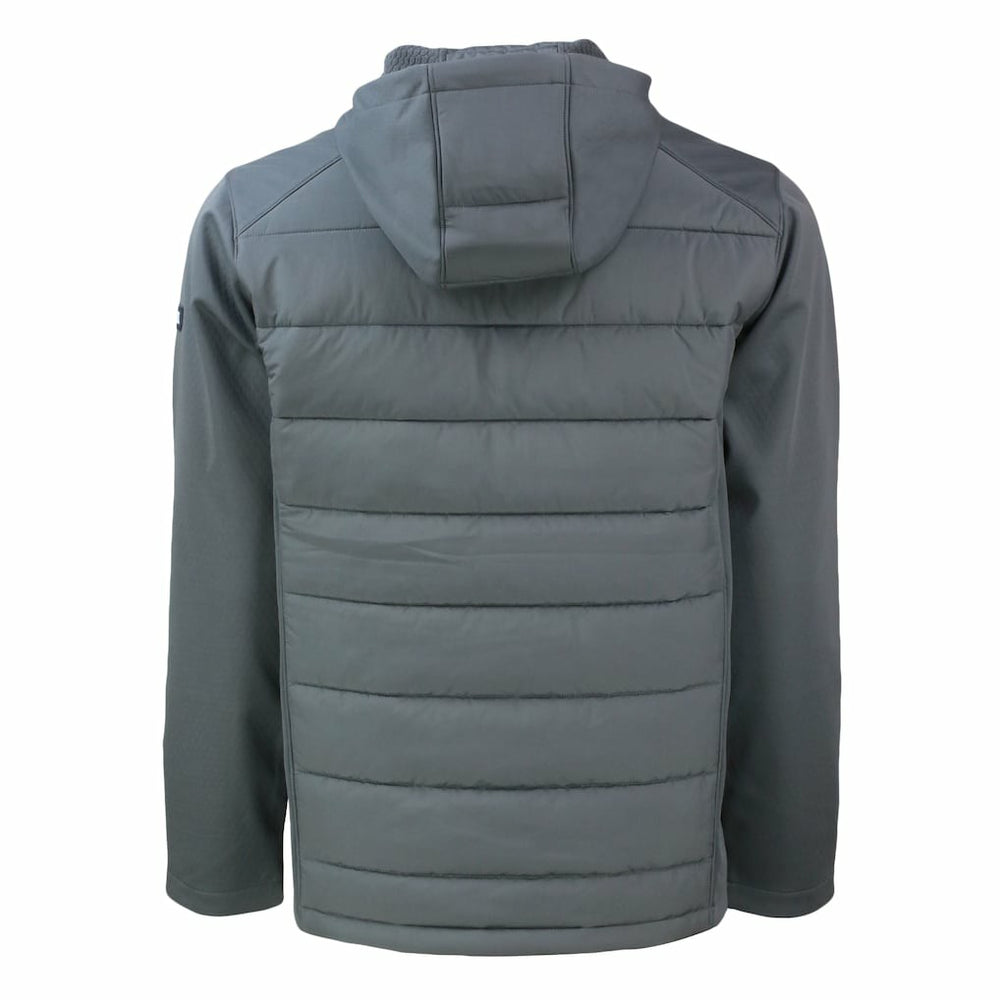 Cleveland Browns Cutter & Buck Evoke Hybrid Eco Softshell Recycled Full-Zip Hooded Jacket - Gray Jackets